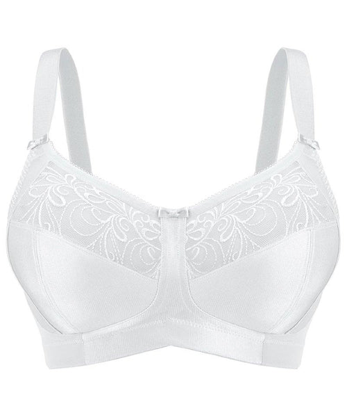 Grandmother's Vintage Exquisite Form Famous Fully Soft Cup 502 Bra White 34C  