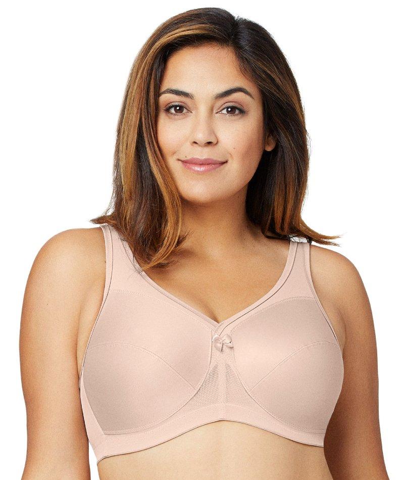 Glamorise Womens MagicLift Active Support Wirefree Bra 1005 Wine 38H