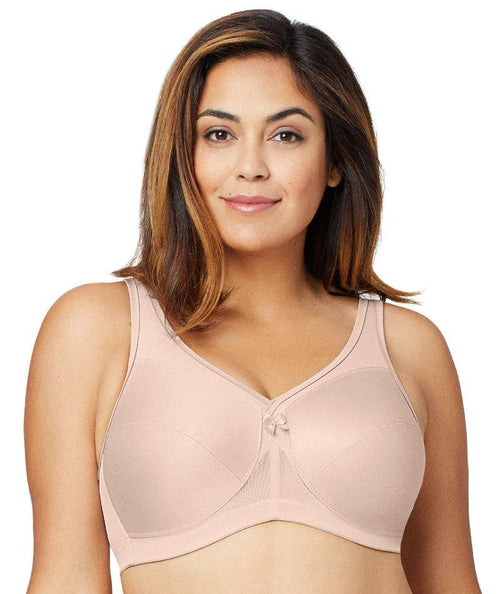 Glamorise Womens Magiclift Natural Shape Support Wirefree Bra 1010 Café 36c  : Target