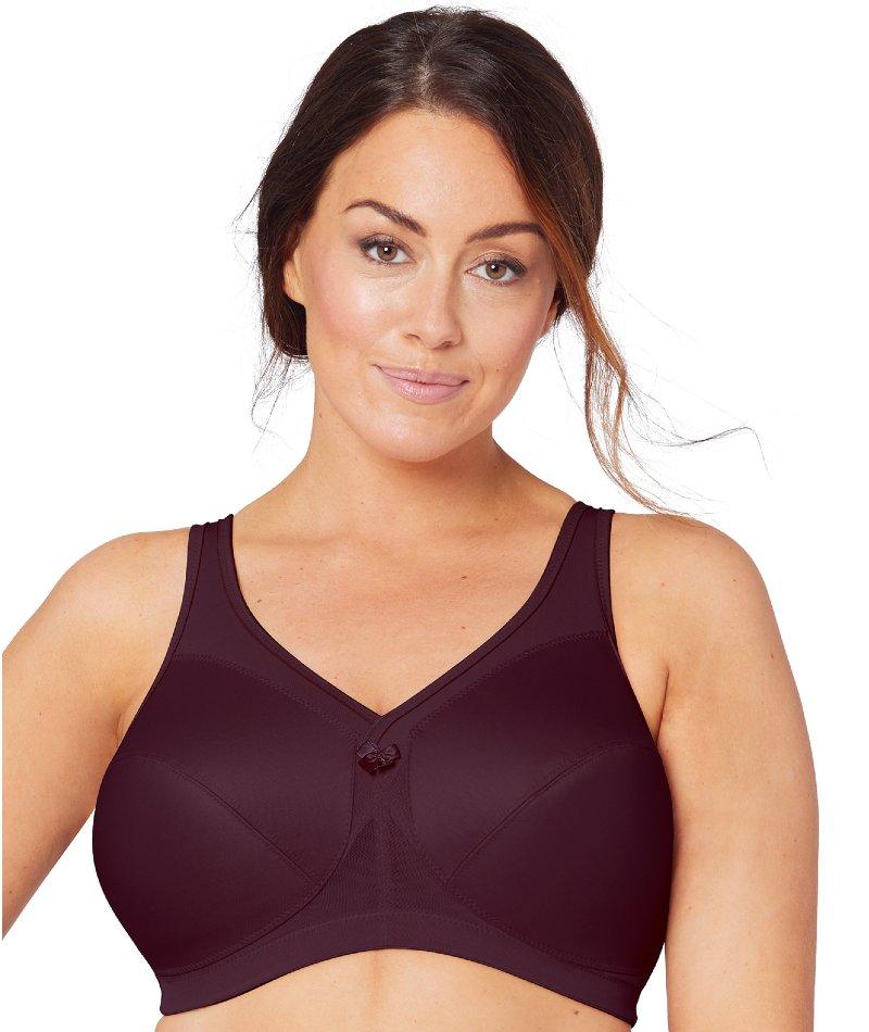  Glamorise womens Magiclift Active Support Wirefree #1005 Full  Coverage Bra, Black, 44F US : Clothing, Shoes & Jewelry