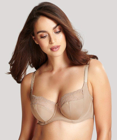 Panache Jasmine Underwired Balconnet Bra - Caramel - Curvy