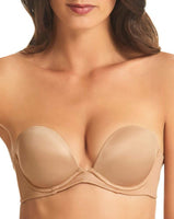 AUTHENTIC  MAIDENFORM  WOMEN'S STRAPLESS 5-WAYS TO WEAR NUDE BRA SIZE  38DD