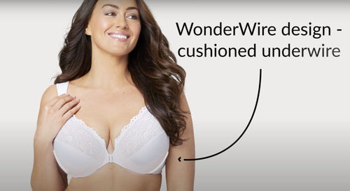 Glamorise WonderWire Front-Closure Bra - Mocha - Curvy