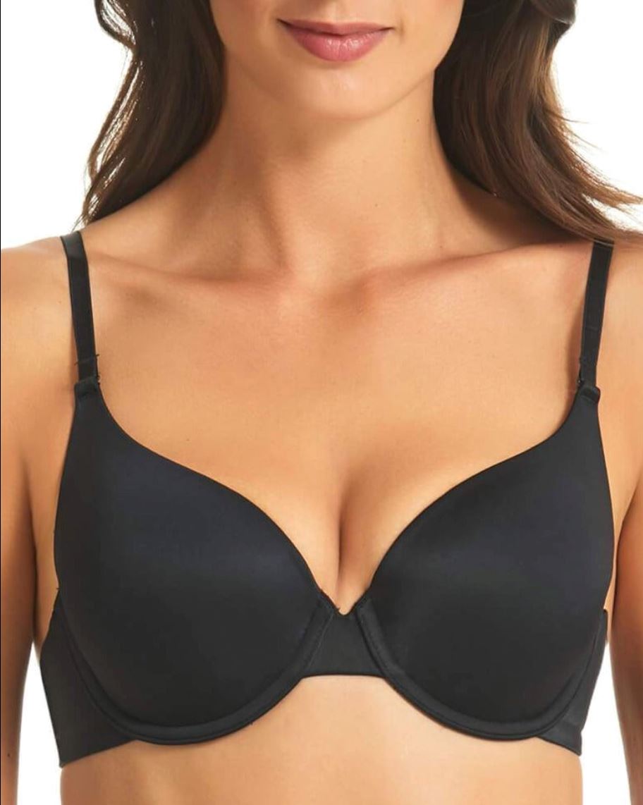 Wonderbra Push Up 34A Black Convertible Rose Underwire Padded Statement  Makers