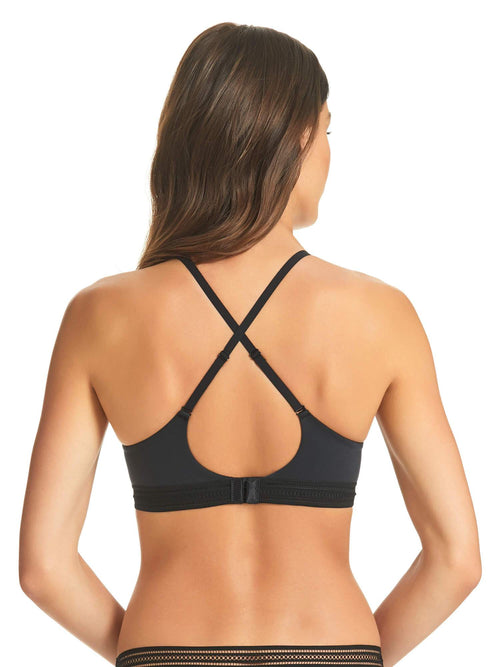 Finelines Supersoft Convertible Wire-free Bra - Black - Curvy Bras