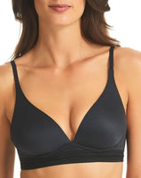 Women's fine lines RL133 Low Back Longline Bra (Black 32C