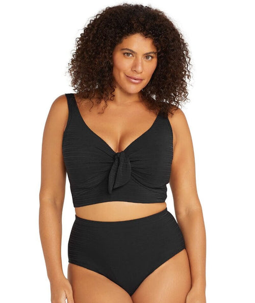 Artesands Aria Cezanne D-DD Cup One Piece Swimsuit - Black - Curvy