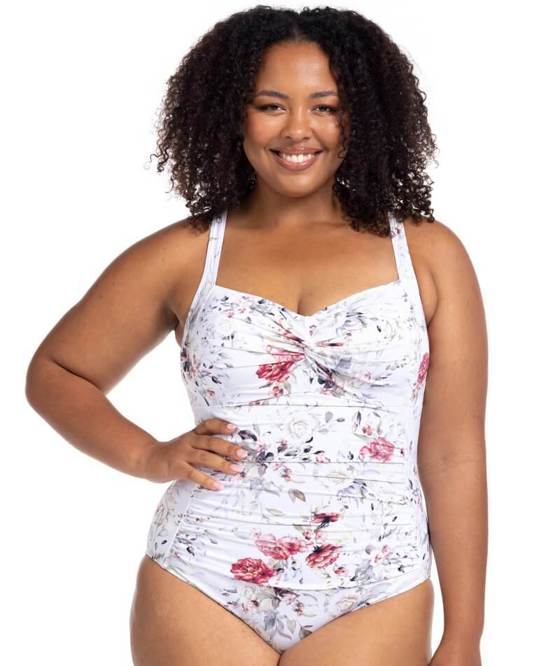 Artesands Clementine Botticelli Twist Front D-DD Cup One Piece Swimsui -  Curvy Bras