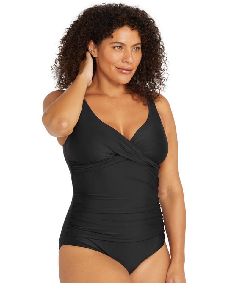 Artesands Eco Paradise Delacroix Cross Front D-G Cup One Piece Swimsui -  Curvy Bras