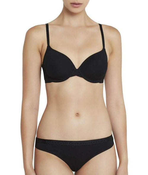 Bendon Body Cotton Full Coverage Contour Bra - Black - Curvy