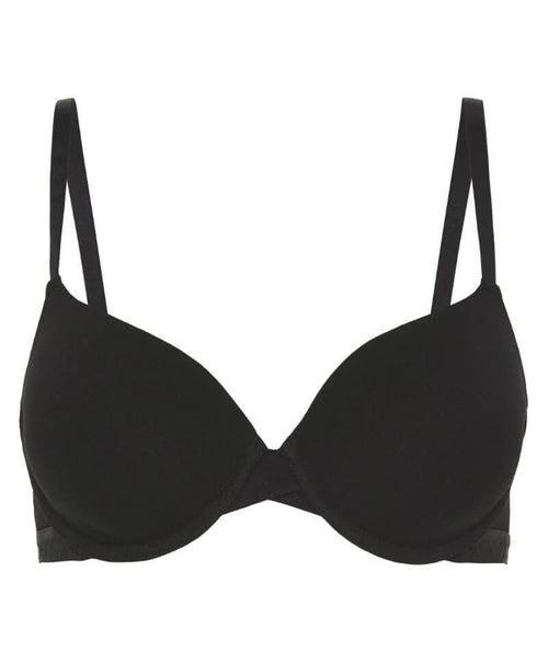 Bendon Body Cotton Full Coverage Contour Bra - Black - Curvy