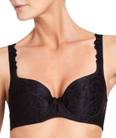 Bendon Body Cotton Full Coverage Contour Bra - Black - Curvy