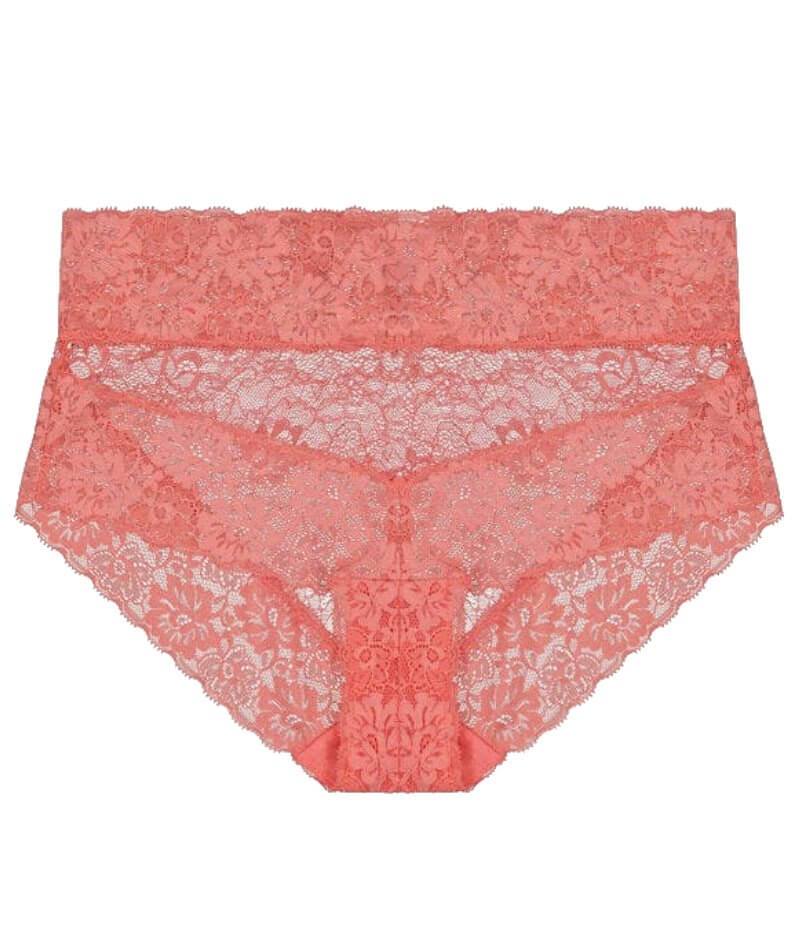 Bendon No Show High Rise Brief - Spiced Coral - Curvy