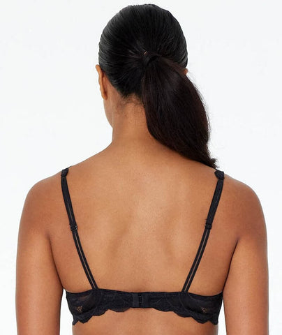 Me. by Bendon Keyhole Boost Bra - Black/Toasted Almond