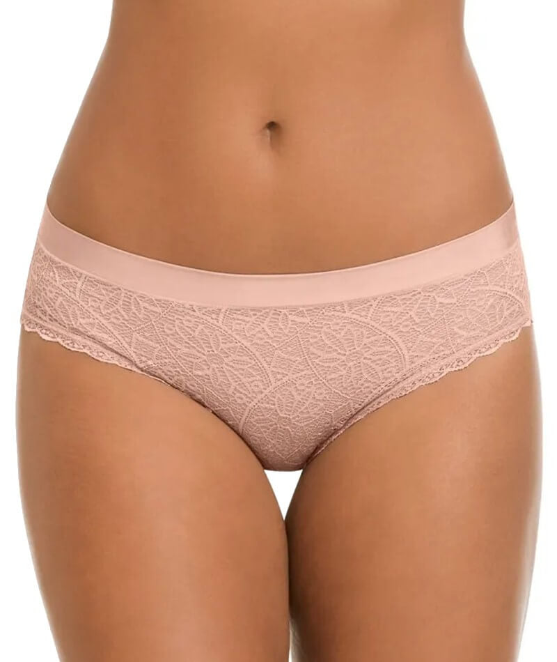 Berlei Barely There Lace Bikini Brief - Nude Lace - Curvy Bras