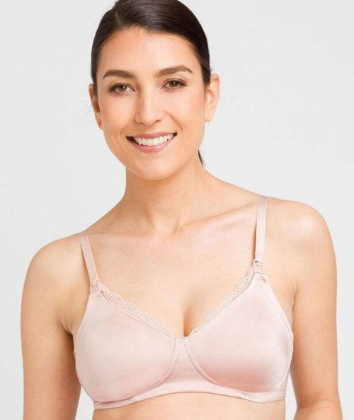 Berlei Barely There Cotton Rich Wire-free Maternity Bra - Black - Curvy Bras