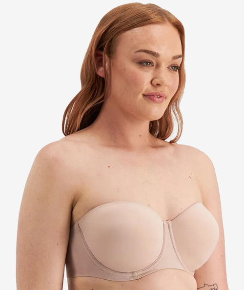 Buy La Senza Nude Coloured Solid Underwired Lightly Padded Strapless  Bandeau Bra 11111912 02MI - Bra for Women 12037840
