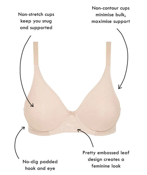 Berlei Minimiser Underwire Bra in Soft Powder