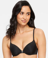 Temple Luxe Lace Level 2 Push Up Bra Black