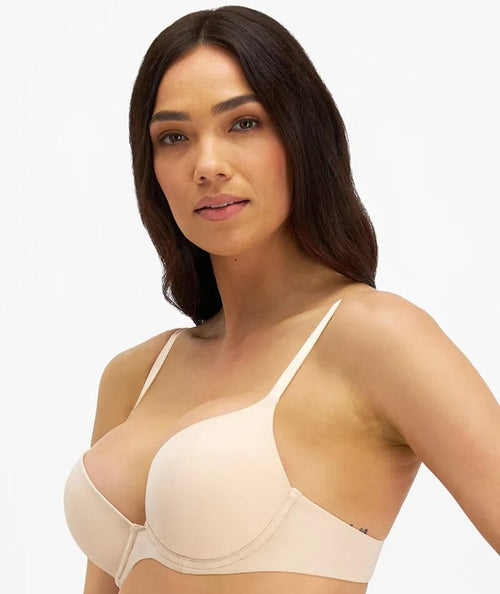 size 80 beige bust up side meat peak bla beautiful .si-m less bra