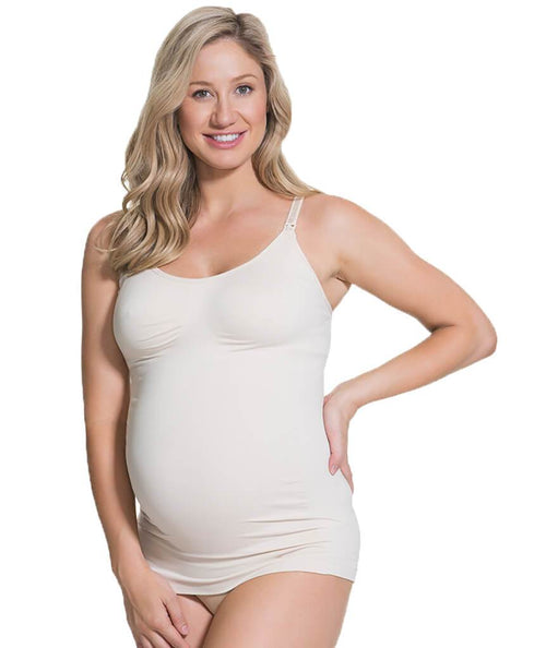 Cake Maternity Toffee Nursing Tank Top with Built in Bra