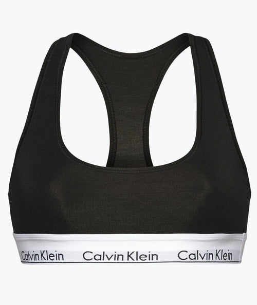 Calvin Klein Women's Modern Cotton One Shoulder Unlined Wireless Bralette,  Black, X-Small : : Clothing, Shoes & Accessories