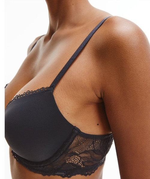 Calvin Klein Comfort Lotus Stretch-lace Lift Demi Bra