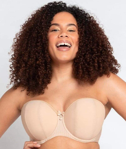 WACOAL Intimates Beige Solid Everyday Strapless Bra Size: 30DD 