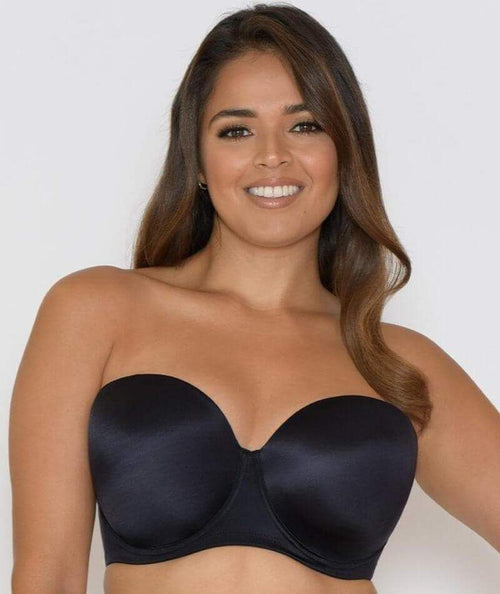 Curvy Kate Smoothie Strapless Bra in Black - Busted Bra Shop