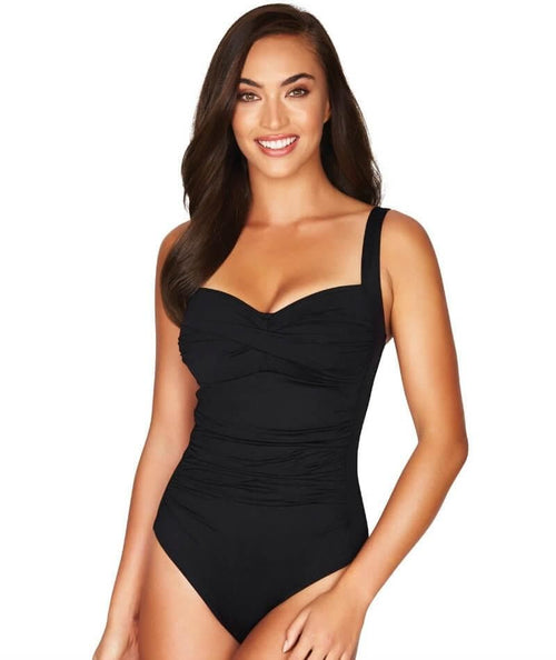 Sea Level Essentials Twist Front B-DD Cup One Piece Swimsuit