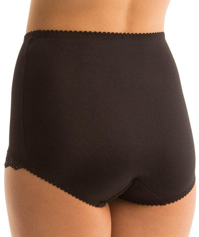 H&H Women's Panel Control Briefs Black