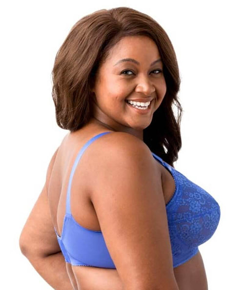 Elila Womens Plus Size Embroidered Wireless Bra Ghana