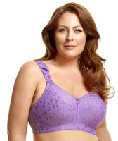 Elila Front Opening Wire-Free Posture Bra - Nude - Curvy