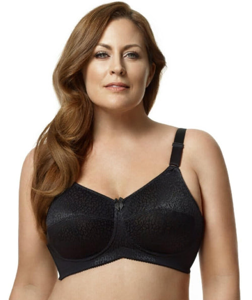 Elila BLACK Kaylee Full Coverage Soft Cup Bra US 38H UK 38FF for sale  online