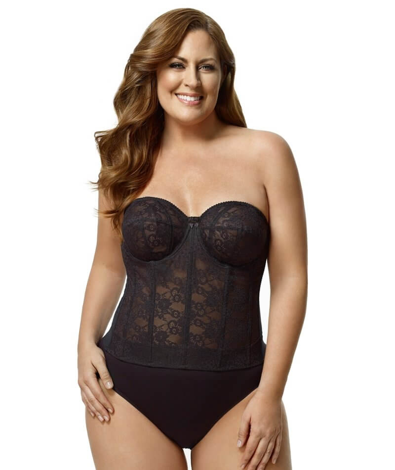Buy Parfait Padded Wired Full Coverage Strapless Bra - Black at Rs