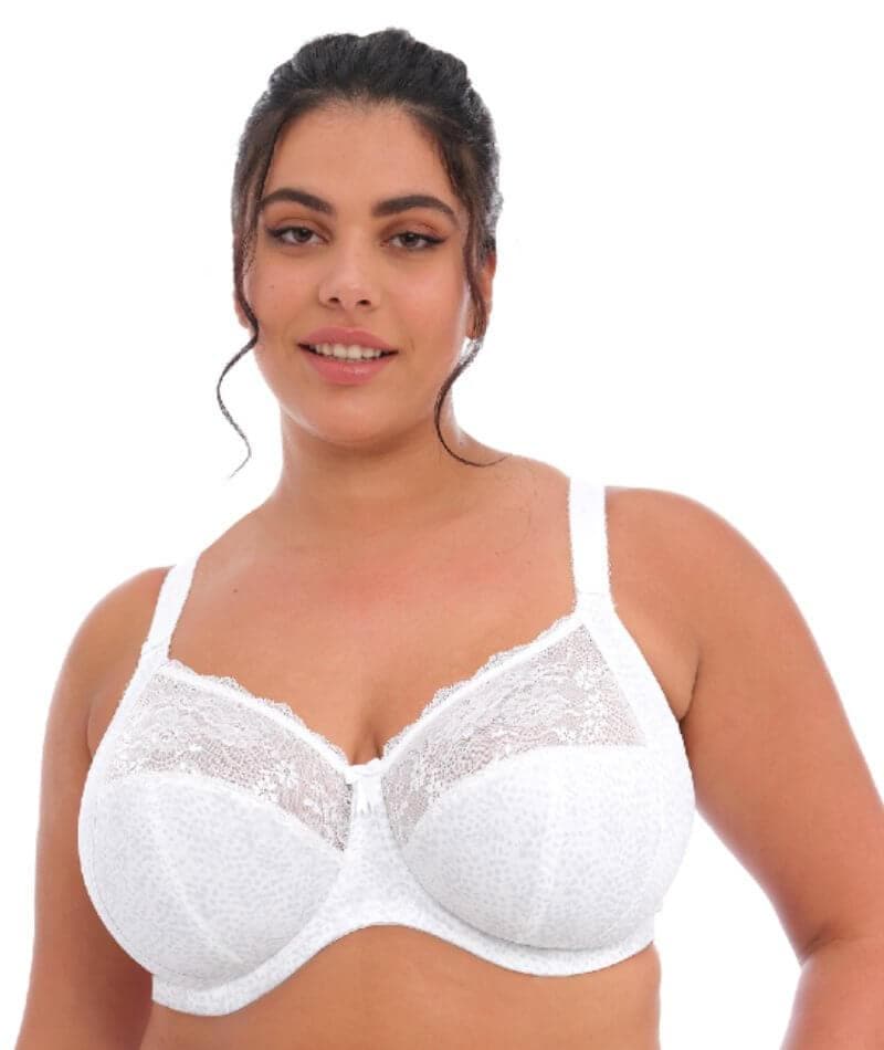 Elomi Morgan Banded Bra: White: 42H