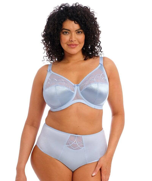 Elomi Cate Embroidered Full Cup Banded Underwire Bra (4030)- Desert Rose