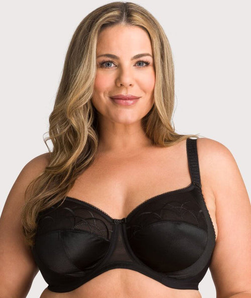 ELOMI CATE EL4030 Underwired Full Cup Banded Nude Bra 38 - 42 Back DD - K  Cup