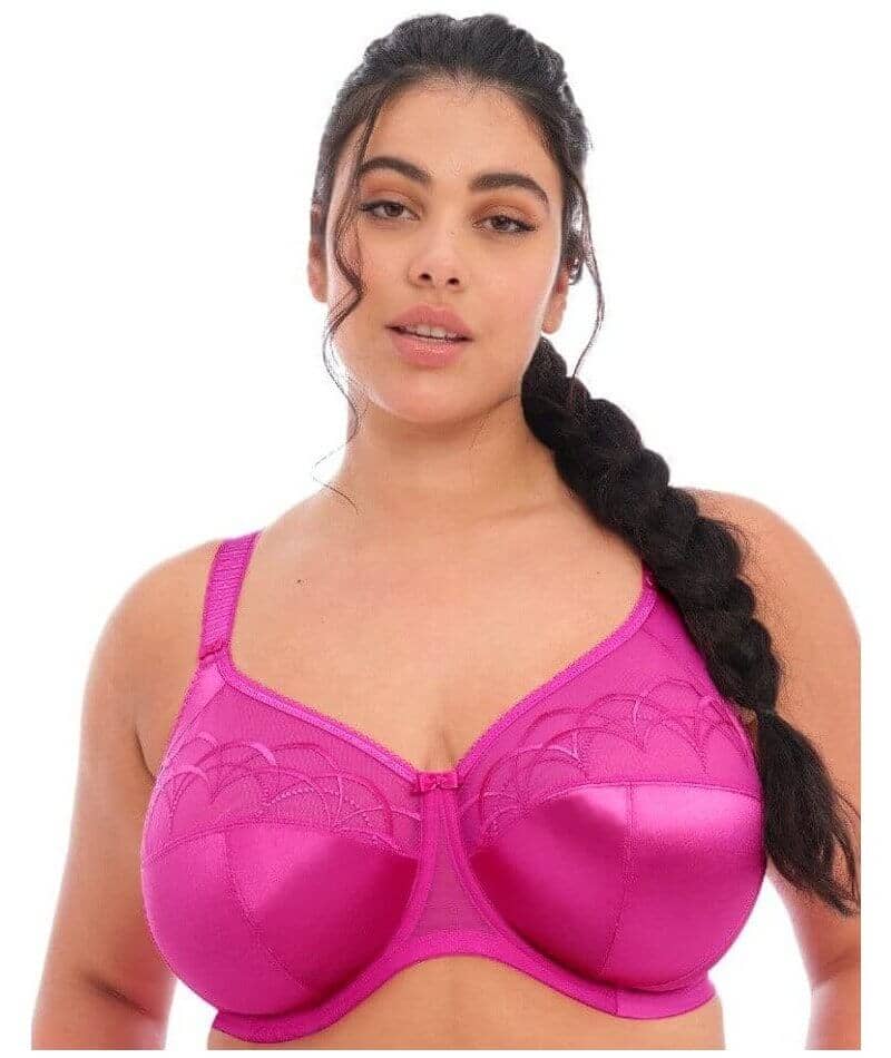 Elomi Cate Soft Cup Wire-free Bra - Rosewood - Curvy