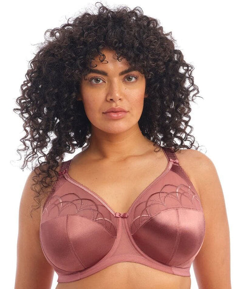 Elomi Cate Embroidered Full Cup Banded Underwire Bra (4030),38K,Camelia