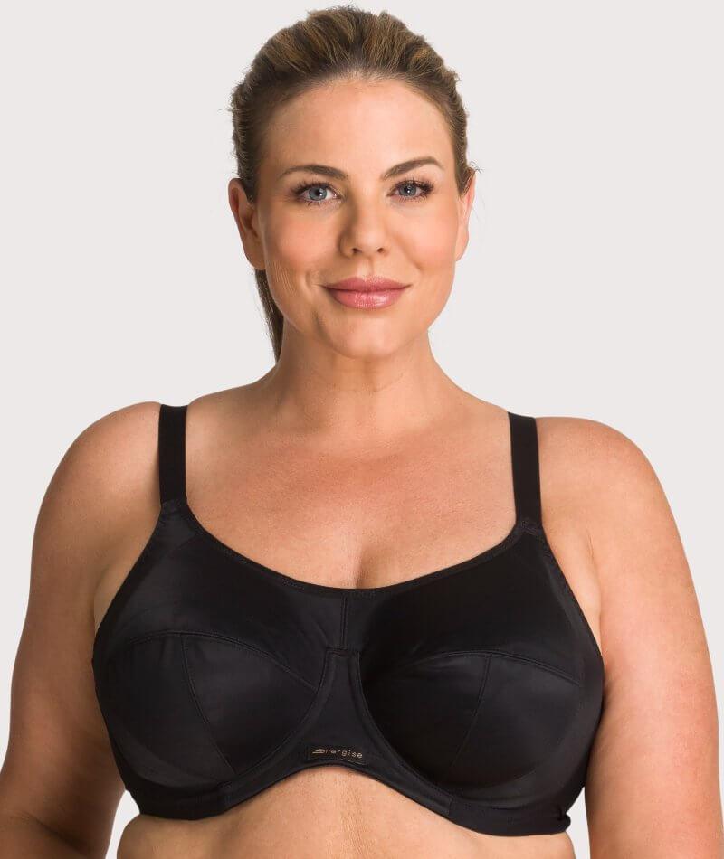 Elomi WHITE Energise Underwire with J Hook Sports Bra, US 36I, UK 36G 