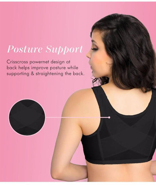 Fysho Women Fitness Bra Shockproof Posture Corrector Brassiere Bras Workout  Wire Free