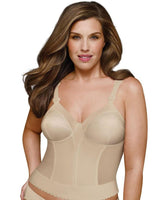 Vintage New Exquisite Form Ful-ly Full Figure Wire Free Bra Beige 40DD -   New Zealand