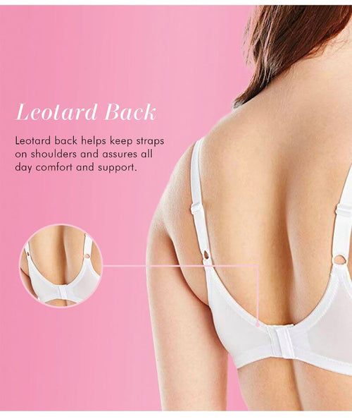 Exquisite Form Fully Minimiser Underwire Bra - White - Curvy