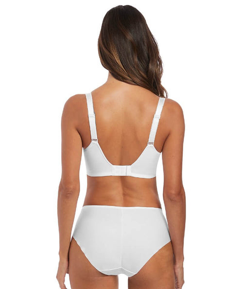 Illusion Underwire Side Support Bra - White – Shaws Department Stores