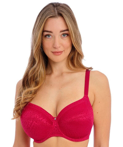 Fantasie Envisage Full Cup Side Support Bra Mulberry Red 36E - ShopStyle