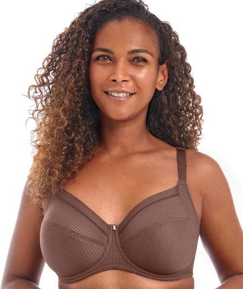 Coffee Brilliant Soft Cup Bra in bands 30 through 42