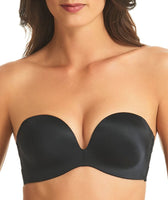 Finelines Memory Strapless Bra - Black - Curvy Bras