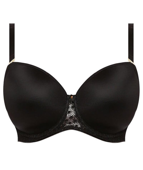 Freya Starlight Underwired Moulded Balcony T-shirt Bra - Black