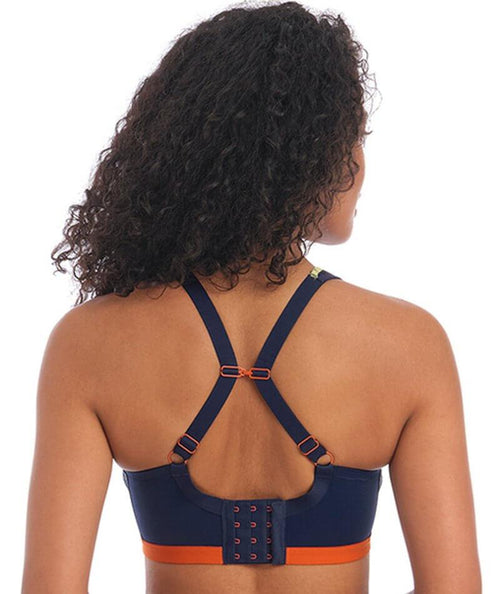 Freya Active Dynamic Wire-free Sports Bra - Navy Spice - Curvy Bras